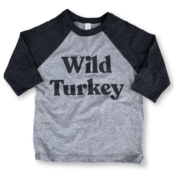 {Rivet Apparel} Wild Turkey Baseball Tee - Sz YL 11-12 ๐ฆ - Picture 3 of 13